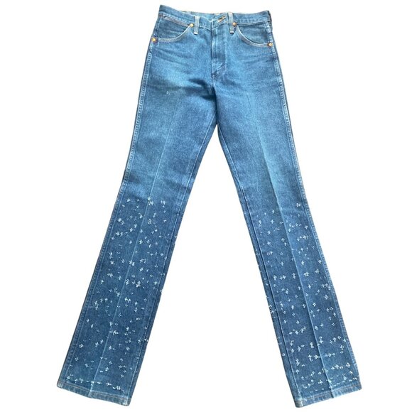 Wrangler Denim - Vintage Wrangler 936DEN Women’s Jeans 31x36 Made in USA Talon 42 Rare Print